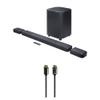 JBL BAR-1300X-MK2 AI Sound Boost Dolby Atmos Soundbar System with an Austere 7S-8KHD2-2.5M VII Series 2.5m Premium Braided 8K HDMI Cable (2025) view 1
