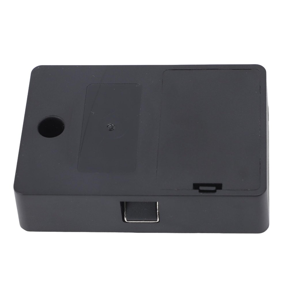 Fingerprint Cabinet Lock Smart Biometric Keyless Electric Fingerprint Drawer Lock with Color Indicator for Home Office Child Safety Security ABS Zinc Alloy