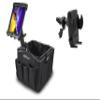 AutoExec Milkcrate Vehicle and Mobile Office Work Station with Apron Organizer, Tablet Mount and Phone Vent Clip view 1