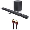 JBL BAR-1000-MK2 Surround Sound 4K Dolby Atmos and DTS Soundbar with a WireLogic Ruby 8ft Ultra High Speed 4K-8K-10K HDMI Cable (2025) view 1