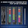 49-in-1 Electronics Repair Tool Kit with Magnetic S2 Bits, Precision Screwdriver, Extended Bits, Tweezers, Pry Tool & Pop-Up Organizer | Phone, Laptop, Camera & Eyeglass Repair Set view 2