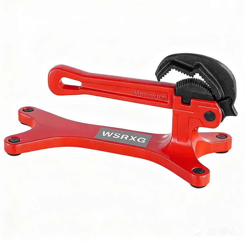 WSRXG APV01 Bigfoot Ultralight Aluminum 1/8 to 1 1/2 Inch Portable Pipe Clamp for Plumbing and HVAC
