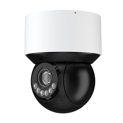 4MP PoE Network 3 Inch Mini 4X PTZ IP-5PT4IE3N8-4X, Titanium IP PTZ System, Dual Light LED & IR, Full Color Option, 269ft Night Vision, 2.8-12mm Motorized Lens, Smart Tracking, IP66, White