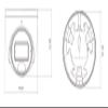 4MP PoE Network Turret Camera IP-5IRD4S4C4-28, Titanium IP Surveillance System, 2.8mm Fixed Lens, Dual Light LED & IR, Full Color Option, 98ft Night Vision, Built in Mic, Micro SD Slot, White view 2