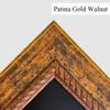 Stylespace Patina Gold Walnut 43" TV frame - Compatible ONLY with Samsung The Frame TV and Pro TVs (Fits 2021-2026 models, model codes:43LS03A/B/C/D/FA/FW) view 2