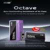 NICEHCK Octave Portable DAC, ES9039Q2M Flagship DAC, 550mW@32 Balanced Output, 3.5mm & 4.4mm Dual Jacks, High/Low Gain, PCM 768kHz/32bit DSD256 (Purple) view 2