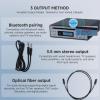 Portable Bluetooth CD Player for Home CD Ripper Hi-Fi Audio CD Player Desktop CD Players Optical and AUX OutputLossless Sound Quality view 4