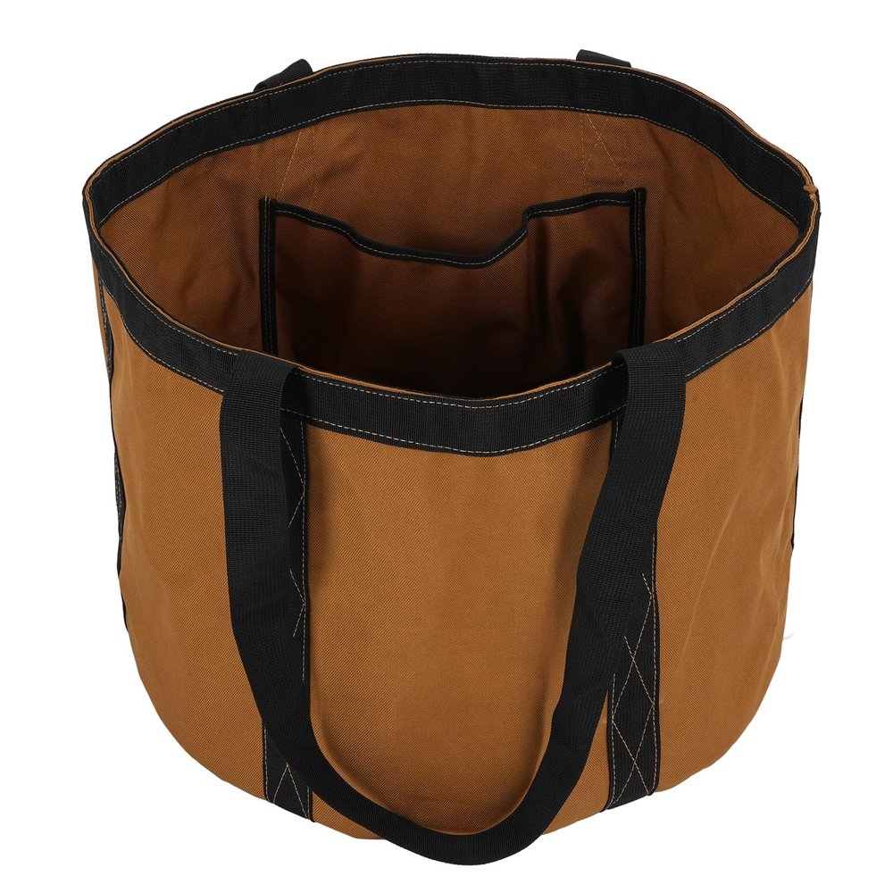 Saluaqui Multipurpose Oxford Cloth Tool Bucket Bag with 45x35cm Size for Electrician Aerial Jobsite - Sturdy Handheld Organizer for Nails & Bolts