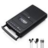 Portable Tape USB Player with Stand-Alone Mic, Cassette Players Recorder, Cassettes Tape Digital Converter to USB Flash Disk, Built-in Speaker, Retractable Handle, One-Touch Recording view 1
