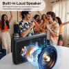 Portable Tape USB Player with Stand-Alone Mic, Cassette Players Recorder, Cassettes Tape Digital Converter to USB Flash Disk, Built-in Speaker, Retractable Handle, One-Touch Recording view 4