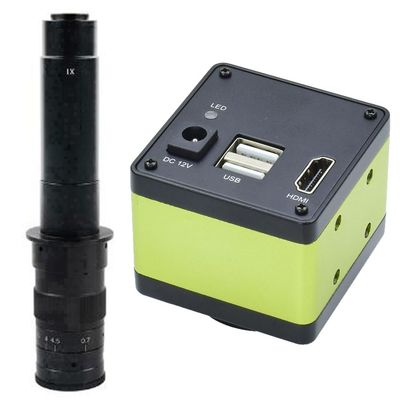 2025 New 60FPS Industrial HDMI USB Microscope Camera & 300X C-Mount Lens