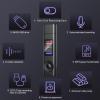 Digital Voice Recorder with 64GB Storage, Voice Activated Recording, USB Connectivity, Playback Function for Meetings, Interviews, Classroom view 2
