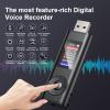 Digital Voice Recorder with 64GB Storage, Voice Activated Recording, USB Connectivity, Playback Function for Meetings, Interviews, Classroom view 4