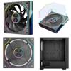 120mm ARGB Case Fan with PWM, Quiet Computer Chassis Cooling Fan for PC, High Airflow Silent Cooler with RGB Sync for Gaming & Office Desktops view 2