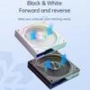 120mm ARGB Case Fan with PWM, Quiet Computer Chassis Cooling Fan for PC, High Airflow Silent Cooler with RGB Sync for Gaming & Office Desktops view 4