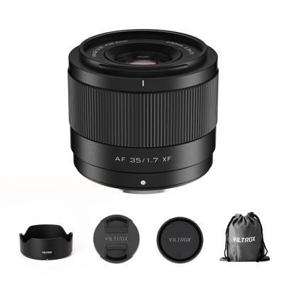 VILTROX 35mm F1.7 X-Mount Lens for Fuji, APS-C Autofocus Standerd Lens for Fujifilm X-Mount Cameras X-T5 X-H2 X-T50 X-M5 X-T30 II X-Pro3 X-S20 X-E4