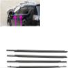 Car Door Window Glass Rubber Pressure Seal Belt Trim Weatherstrip Strip Fit for Mitsubishi Outlander 2007-2012 view 2