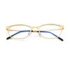 IGnaef Retro Rectangle Bayonetta Blue Light Blocking Glasses for Women Clear Office-Siren Style IF6233 view 1