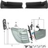 Car Rear Tail Light Lamp SUV Covering Trim Fit for BMW X3 F25 2011-2017 OE: 63217263603 63217263604 view 3