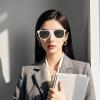 PUSOKEI Smart AI Glasses, AI Chat Translation Sunglasses for Men Women, Multi Language Translation Glasses with HD Lenses and Music Playback, IP67 view 2