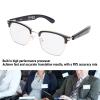 PUSOKEI Smart Glasses, Real Time AI Translation Smart Glasses with Blue Light Blocking Lenses, Supports 100+ Languages, for Travel and Everyday Use view 2