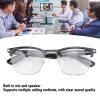 PUSOKEI Smart Glasses, Real Time AI Translation Smart Glasses with Blue Light Blocking Lenses, Supports 100+ Languages, for Travel and Everyday Use view 3
