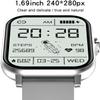 Smart Watch with Text & Call, Smartwatch for iOS Android Compatible, 1.7" HD Touchscreen Fitness Track, IP68 Waterproof, Step Track & Sleep Monitor, Multi-Sport Mode for Men & Women (Black) view 4