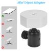Gavigain Mini Ball Head Tripod Adapter Metal Tripod Ball Head for Mini 1/4in-20 and 3/8in-16 Threads and Pipe Adapters Compatibility (Sliver Adapter) view 3