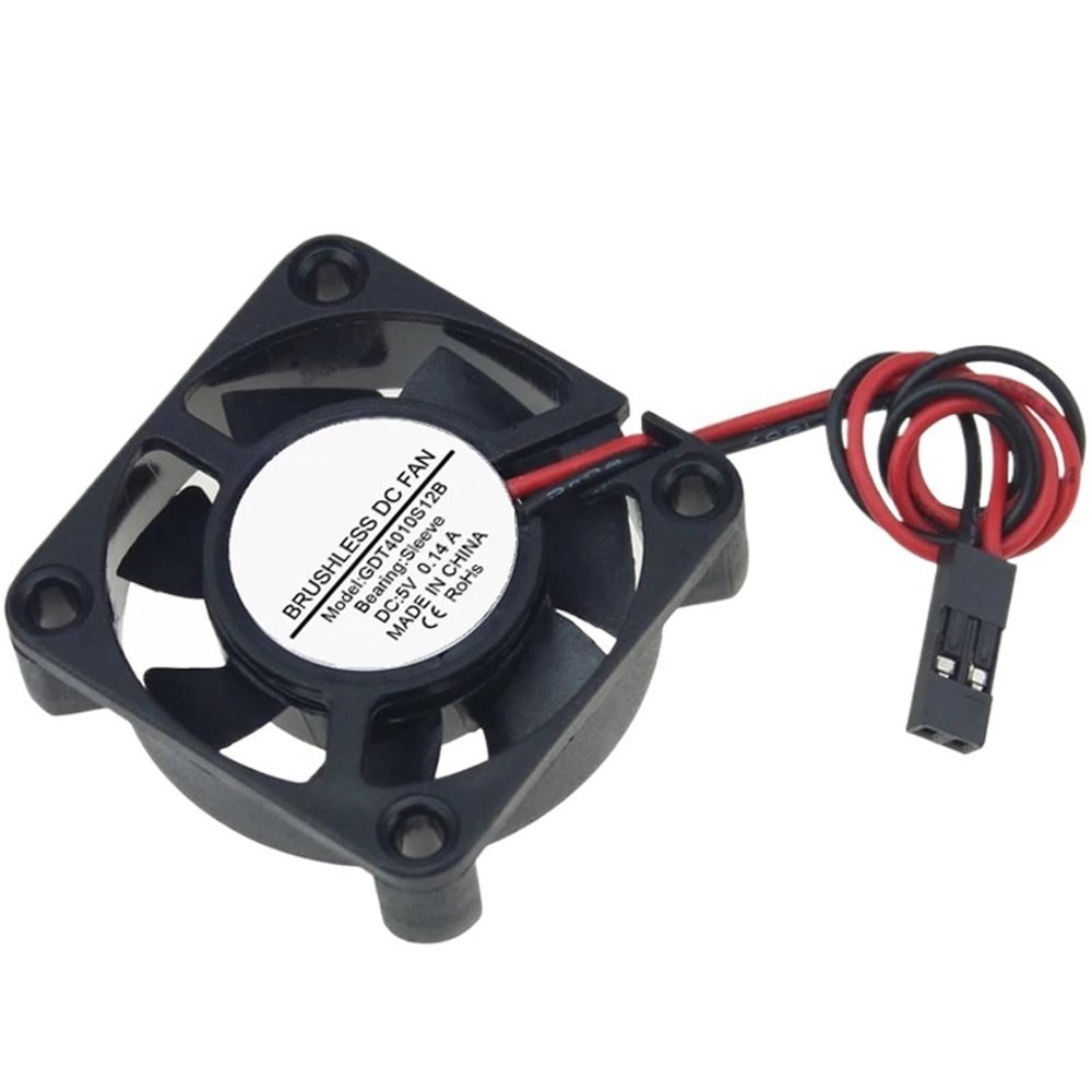 10Pcs 40x40x10mm 4cm 40mm 5V 2Pin Mini Small Brushless Cooling Fan