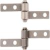 2pcs Nickel 0.1N.m 360 Degree Rotation Torque Type Friction Positioning Hinge, 3.3mm Hole & 19mm Length view 1
