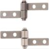 2pcs Nickel 0.1N.m 360 Degree Rotation Torque Type Friction Positioning Hinge, 3.3mm Hole & 19mm Length view 2
