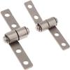 2pcs Nickel 0.1N.m 360 Degree Rotation Torque Type Friction Positioning Hinge, 3.3mm Hole & 19mm Length view 3