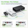 CPE661 Gigabit Wireless Bridge with Mounts, Dual Bridges Broadcast WiFi, 3KM 5.8GHz Outdoor +Adalov Universal Adjustable Mounting Bracket for Wall Mounted/Hole Pole, Antenna Wall-Mounted Mounting Pol view 3