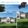 Hotpet 8MP Industrial USB Camera 10X Optical Zoom Manual Focus Webcam with 5-50mm Varifocal Lens UVC Plug and Play Computer Camera for Windows Linux MAC OS Android Raspberry Pi view 2