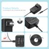 12V 1.5A AC-DC Adapter Charger Compatible with Amigo AMS3-1201250FU Power Supply Cord view 3