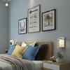 1 Pack Modern Headboard Reading Lamp with USB Charging, Adjustable 330 Wall Light, 3 Color Modes (3000K/4000K/6000K), Button Switch for Bedroom Bedside Lighting view 2