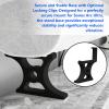 for Sonos Arc Ultra Stand | 5 Height Options, 25mm to 125mm | Sturdy soundbar Mount for TVs and Shelves | Prevents Audio Obstruction, enhances Sound Quality, and Improves Cooling (Black, 45mm) view 4