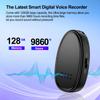128GB (9860 Hours) Voice Recorder with DSP Triple Noise Reduction, MDalong 3072kbps MP3 Audio Recorderbuilt-in Speaker, HD Voice Activated Recorder for Work, Lectures, Interview, Black view 2