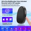 128GB (9860 Hours) Voice Recorder with DSP Triple Noise Reduction, MDalong 3072kbps MP3 Audio Recorderbuilt-in Speaker, HD Voice Activated Recorder for Work, Lectures, Interview, Black view 4