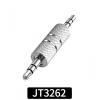 10PCS 3.5mm Male to Male Stereo Audio Plug Connector, TRS Barrel Coupler Metal Adapter Jack for Headphone Speaker Microphone Amplifier Mixer Cable Repair DIY Audio Replacement (Silvery x10Pcs) view 3