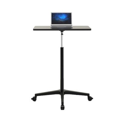 Laptop Floor Stand,Floor Reading Support Stand,Liftable Stainless Steel Workbench,Suitable for Home Outdoor Office,with Rollers(Black,Hight 85-95cm)