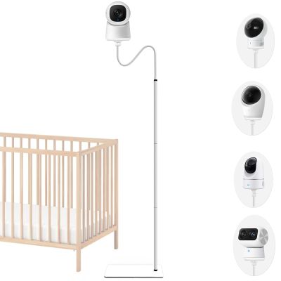 EYSAFT Baby Monitor Floor Stand Holder Mount Compactible for eufy E20,E21,E30, Indoor Cam S350,Spaceview E110, Spaceview pro E210,E220