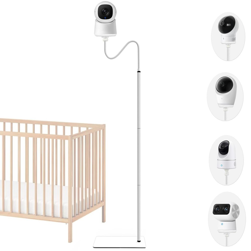 EYSAFT Baby Monitor Floor Stand Holder Mount Compactible for eufy E20,E21,E30, Indoor Cam S350,Spaceview E110, Spaceview pro E210,E220