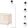 EYSAFT Baby Monitor Floor Stand Holder Mount Compactible for eufy E20,E21,E30, Indoor Cam S350,Spaceview E110, Spaceview pro E210,E220 view 1