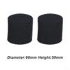 Foam Loudspeaker Port Bungs, Open-Cell Foam Plugs/For Rear Bass Ports, Reduce Boomy Bass, Optimize Frequency Response, Black, 35/44/55/60/65mm Diameter, 50/60/65mm Height, 2 Pack(60x50) view 1