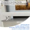 for Sonos Arc Ultra Stand | 5 Height Options, 25mm to 125mm | Sturdy soundbar Mount for TVs and Shelves | Prevents Audio Obstruction, enhances Sound Quality, and Improves Cooling (White, 45mm) view 2