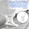 for Sonos Arc Ultra Stand | 5 Height Options, 25mm to 125mm | Sturdy soundbar Mount for TVs and Shelves | Prevents Audio Obstruction, enhances Sound Quality, and Improves Cooling (White, 45mm) view 4
