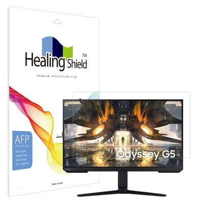 Healingshield Screen Protector Oleophobic AFP Clear Film Compatible with Samsung Odyssey G5 G52A S27AG520 165