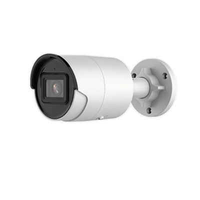 4K 8MP AcuSense POE Mini Bullet IP Camera, DS-2CD2086G2-IU, DarkFighter, 2.8MM Wide Angle Lens, 120 dB True WDR, IP67, H.265+, Built-in Microphone, Upgrade of DS-2CD2085G1-I, Work with iVMS-4200