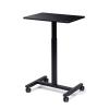 Laptop Floor Stand,Steel Floor Stand with Rollers,Liftable and Adjustable Computer Table,Suitable for Home Outdoor Office(Black) view 1
